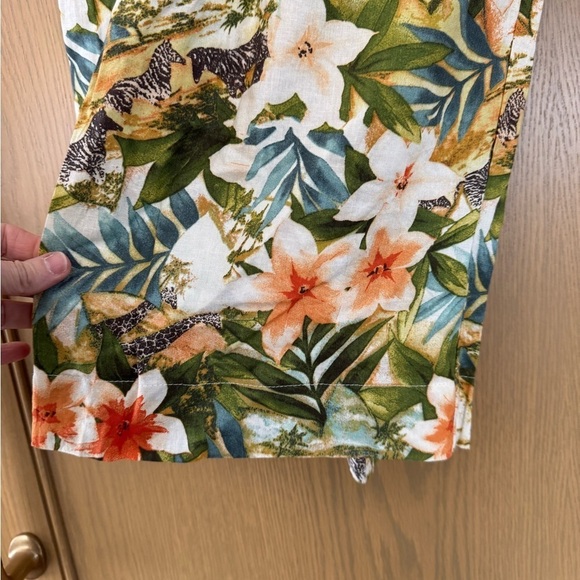 Panama Jack Linen Blend Tropical Safari Relaxed Floating Pant / large - Picture 6 of 10